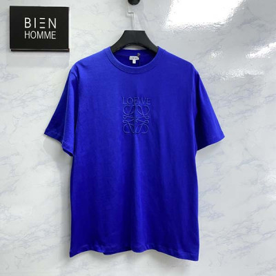 로E베 크루넥 에너그램 로고 자수 반팔 티셔츠 (PREMIUM)