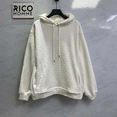 D올 테리 자카드 후드 니트 스웨터 (1:1 HIGH PREMIUM)