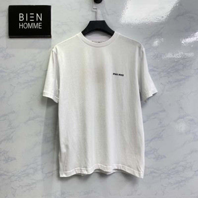 미*미* 스몰 로고 크루넥 반팔 티 (PREMIUM)