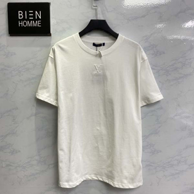 루이B통 엠보스드 LV로고 반팔티셔츠 (1:1 HIGH PREMIUM)