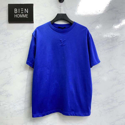 루이B통 엠보스드 LV로고 반팔티 (1:1 HIGH PREMIUM)