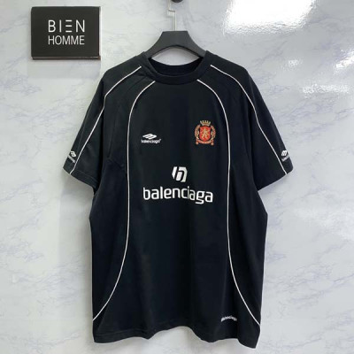 발렌시A가 파리스 사커 오버핏 반팔 티셔츠 (PREMIUM)