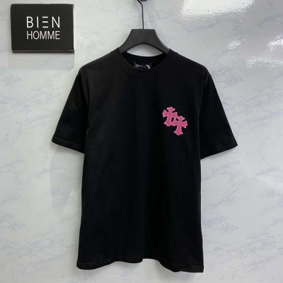 크롬HA츠 산스크리트 문자 크로스 반팔 티셔츠 (PREMIUM)