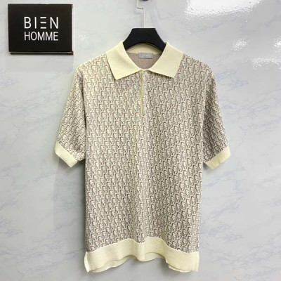 D올 오블리크 폴로 카라 셔츠 (PREMIUM)