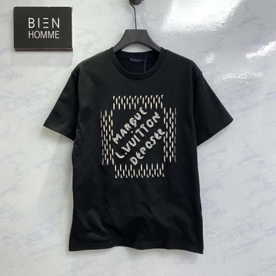 루이B통 엠브로이더드 시그니처 반팔 티셔츠 (PREMIUM)