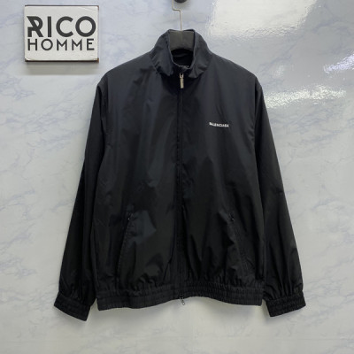 발렌시A가 백 로고 윈드브레이커 자켓 (1:1 HIGH PREMIUM)