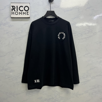 크롬HA츠 톤온톤 크로스 롱슬리브 티셔츠 (PREMIUM)