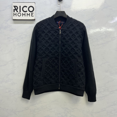 루이B통 모노그램 울 니트 보머 퀼티드 자켓 (PREMIUM)