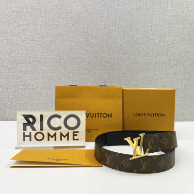 루이B통 모노그램 피라미드 벨트 (3color)