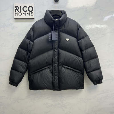 프RA다 트라이앵글 사선 다운 패딩 (PREMIUM)