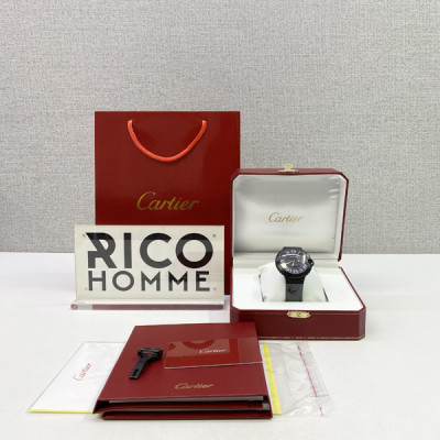 까르*에 발롱블루 블랙 카본 스트랩 엑스트라라지 42mm 1:1 최상급 (싱크 97.6%)