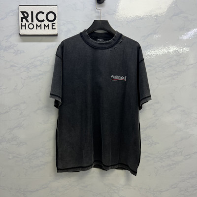 발렌시A가 폴리티컬 캠페인 인사이드-아웃 반팔 티셔츠 (1:1 HIGH PREMIUM)