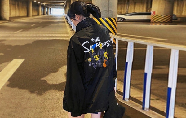 발렌시A가 X SIM*SONS 나일론 윈드브레이커 (PREMIUM)