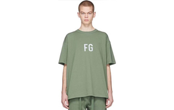 피5갓 FG 스카치로고 카키 반팔티셔츠 (PREMIUM)