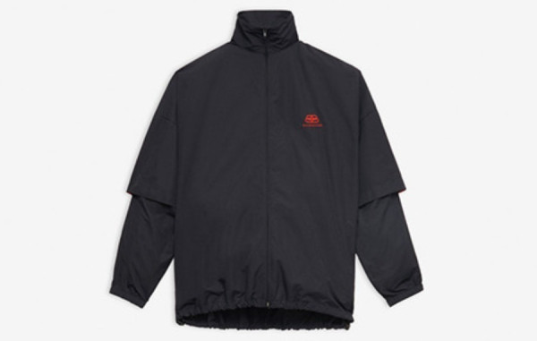 발렌시A가 BB 더블 슬리브 집업 재킷 (PREMIUM)