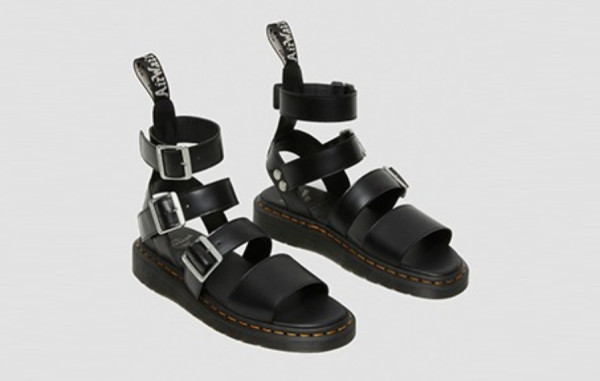 릭5웬스 X Dr.mart*ns 그리폰 스트랩 샌들