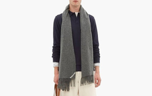 ACN 라벨 울 머플러 (2color)