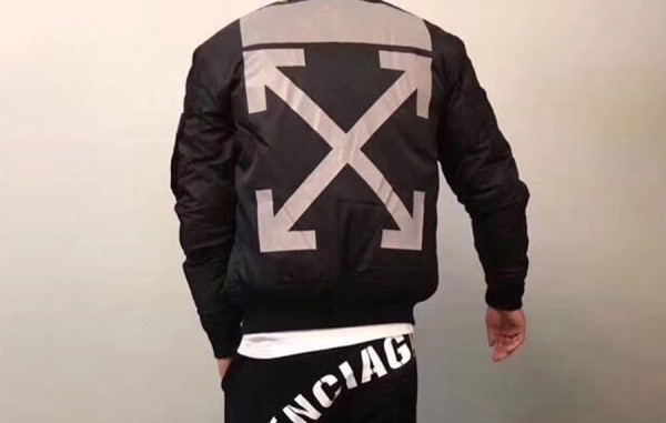 OFF 나일론 스카치 봄버 자켓 (PREMIUM)