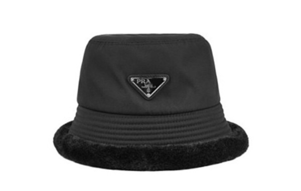 프RA다 양털 플라크 나일론 버킷햇