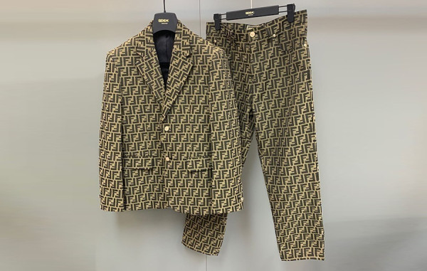 울 100% 펜D X 베르4체 FF 자카드 정장 세트 (PREMIUM)