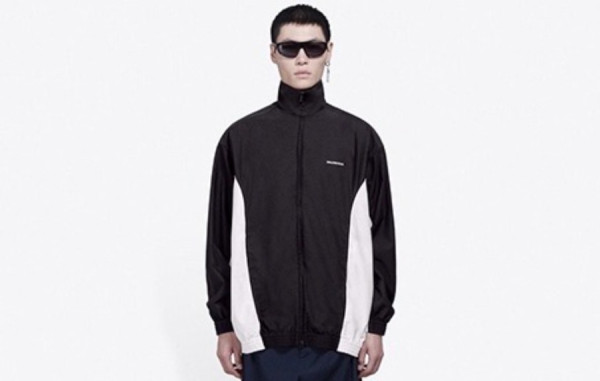 발렌시A가 2020 로고자수 오버사이즈 트랙자켓