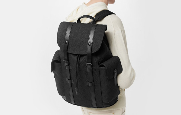 루이B통 크리스토퍼 모노그램 토뤼옹 소가죽 백팩