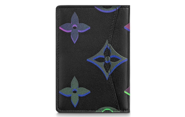 루이B통 모노그램 플라워 소가죽 포켓 오거나이저