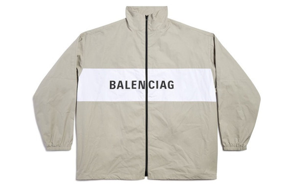 발렌시A가 로고 프린트 윈드브레이커 자켓 (PREMIUM)