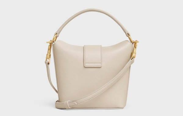 CEL*NE 트리웅프 미니 카프스킨 버킷백 (2color)