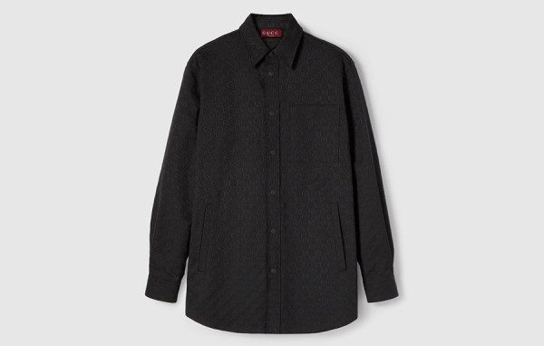 9찌 사바토 데 사르노 GG 캔버스 오버사이즈 셔츠 (PREMIUM)