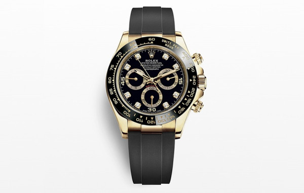 롤*스 데이토나 블랙&옐로우골드 (블랙다이아)-러버밴드 1:1 최상급 (싱크 99.8%)