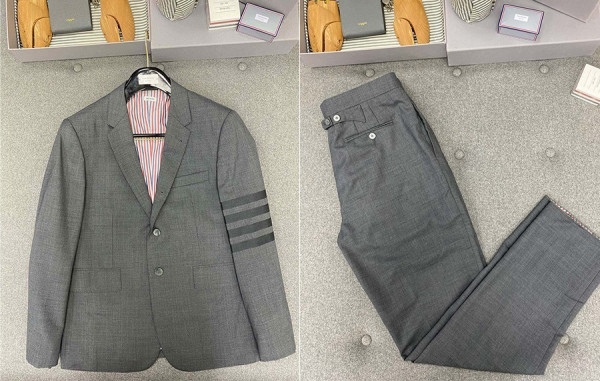 톰*라운 트윌 스쿨 유니폼 사선 자켓 & 팬츠 (PREMIUM)