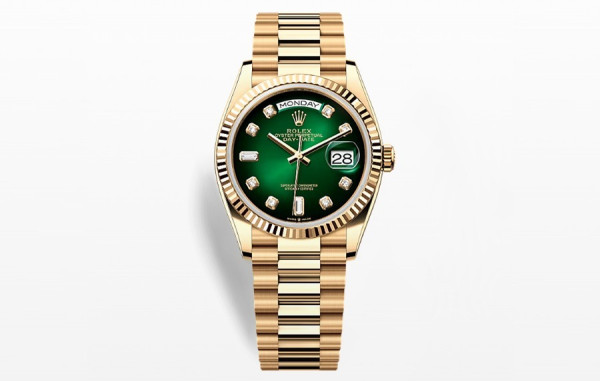 롤*스 데이데이트 녹판 텐포 금통 36mm 1:1 최상급 (싱크 99.8%)