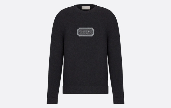 D올 쿠튀르 자수 울 스웨터 (PREMIUM)