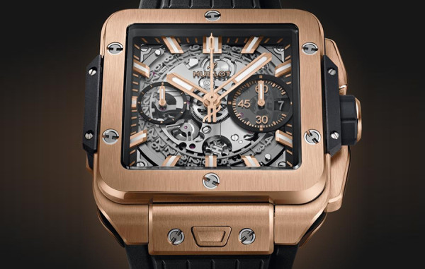 H*BLOT 스퀘어 뱅 유니코 킹 골드 42mm 1:1 최상급 (싱크 98.6%)