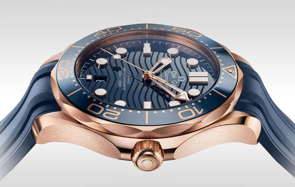 OM*GA 씨마스터 다이버 300 청판 로즈골드 러버밴드 42mm 코-엑시얼 1:1 최상급 (싱크 98.9%)