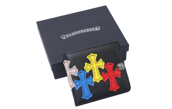 크롬HA츠 멀티 크로스 패치 반지갑 (HIGH QUALITY)