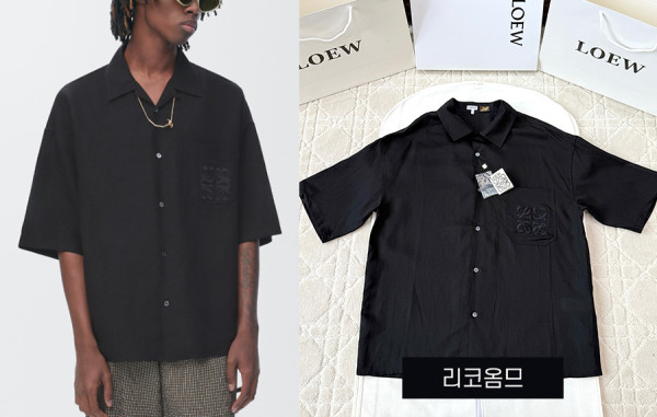 남녀공용 로E베 비스코스 린넨 숏 슬리브 셔츠 (1:1 HIGH PREMIUM)