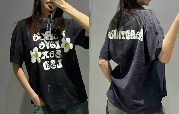 READYMAD* PEACE LOVE 반팔 티셔츠 (HIGH QUALITY)