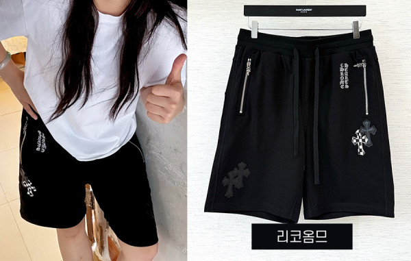 크롬HA츠 레더 크로스 쇼츠 팬츠 (1:1 HIGH PREMIUM)