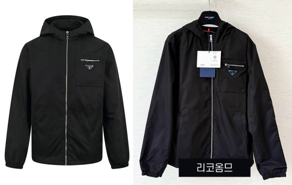 프RA다 리나일론 트라이앵글 지퍼 후드 자켓 (1:1 HIGH PREMIUM)