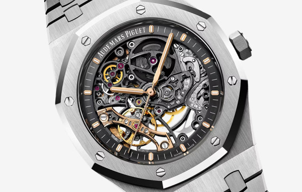 오데*피게 로얄오크 15407 더블 밸런스 휠 오픈워크 스켈레톤 41mm 1:1 최상급 (싱크 96.3%)