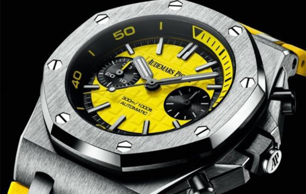 오데*피게 로얄오크 26703 오프쇼어 다이버 크로노그래프 옐로우 러버밴드 42mm 1:1 최상급 (싱크 97.6%)