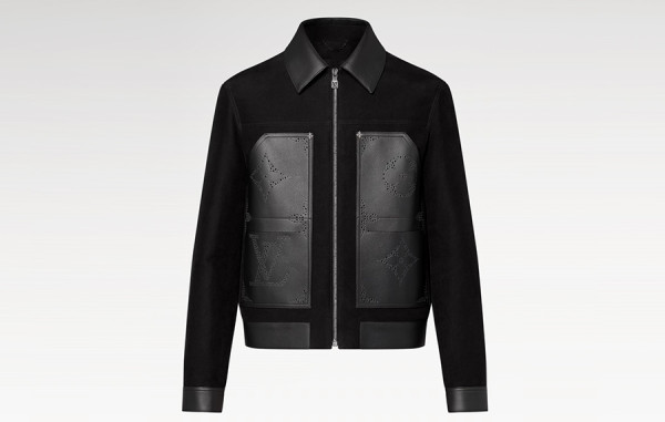 루이B통 모노그램 믹스 워크웨어 블루종 자켓 (PREMIUM)