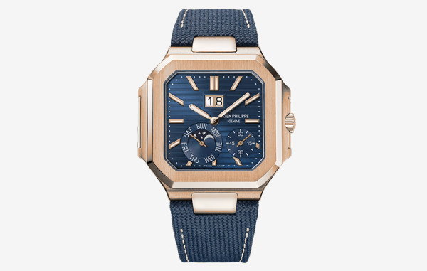 파*필립 큐비투스 문페이즈 청판 로즈골드 블루스트랩 45mm 1:1 최상급 (싱크 98.6%)