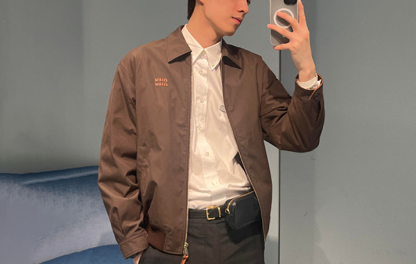 남녀공용 미*미* 파나마 프레피 블루종 자켓 (PREMIUM)